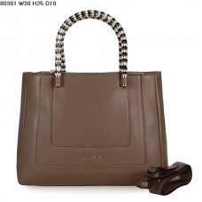 Bvlgari Nouveau sac à main en cuir Serpenti Ferrari Kaki 80381 Bvlgari Nouveau sac à main en cuir Serpenti Ferrari Kaki 80381