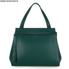 Sac Celine EDGE en cuir de veau vert 26938