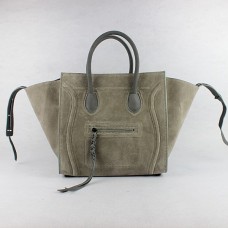 Sacs Celine Boston carrés en daim gris Sacs Celine Boston carrés en daim gris