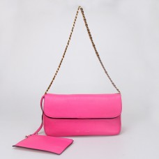 Sac bandoulière Celine Gourmette Ferrari en cuir pêche 88041