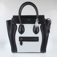 Sac cabas Celine moyen noir et blanc