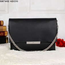 Sac bandoulière Celine Blade Flap en cuir de veau noir 5367
