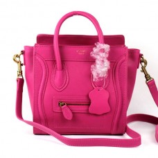 Sac cabas Céline petit format en cuir rose