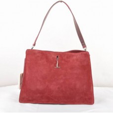 Sac Céline EDGE en daim rouge foncé 309