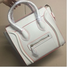 Sac cabas Céline moyen beige et orange