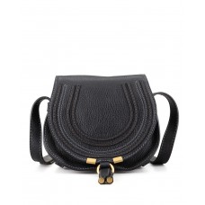 Sacoche Chloe Marcie Small Saddle noire