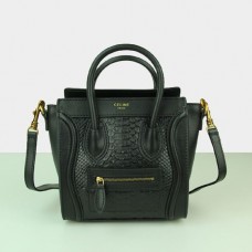 Sac cabas Céline petit format noir serpent