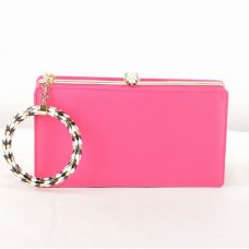 Bvlgari Serpenti Pochette en cuir originale avec cadre Fuschia 82121 Bvlgari Serpenti Pochette en cuir originale avec cadre Fuschia 82121