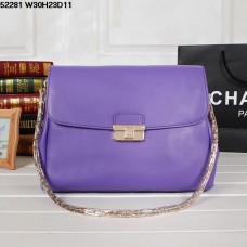 Sac Dior Diorling en cuir de veau violet (fermoirs dorés) 52281