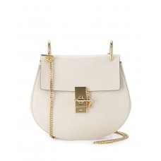 Sac bandoulière Chloe Drew petit modèle blanc cassé