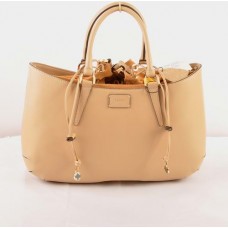 Sac Fendi B Fab en cuir Ferrari abricot, grand modèle à poignée supérieure