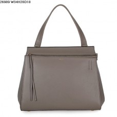 Sac Celine EDGE en cuir de veau kaki 26938