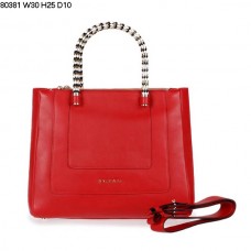 Sac à main Bvlgari Serpenti Ferrari en cuir rouge 80381 Sac à main Bvlgari Serpenti Ferrari en cuir rouge 80381