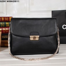 Sac Dior Diorling en cuir de veau noir (fermoirs dorés) 52281