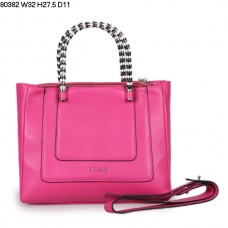 Sac à main Bvlgari Serpenti en cuir de veau fuchsia 80382