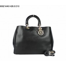 Sac Dior Diorissimo Jumbo Cuir Nappa Noir (Matériel Doré) 8002