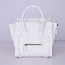 Sac cabas Celine moyen blanc 26 cm