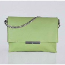 Sac bandoulière Celine Blade Flap Original en cuir vert clair 3078A