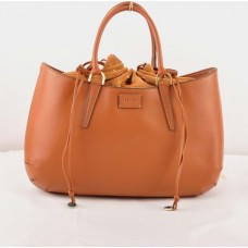 Sac Fendi B Fab Earth Yellow Ferrari en cuir, grand modèle à poignée supérieure