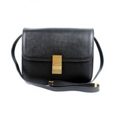 Sac Céline Clasp Classic Box moyen noir