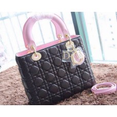 Réplique de sac cabas Dior Lady de luxe en cuir d'agneau Réplique de sac cabas Dior Lady de luxe en cuir d'agneau