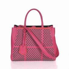 Sac Fendi 2Jours Peach Ferrari en cuir Clinch Bolt