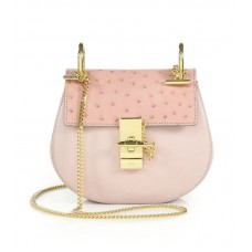 Sac bandoulière mini en cuir orné Chloe Drew