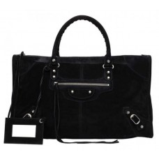 Balenciaga Baby Daim Work Anthracite/Argenté Balenciaga Baby Daim Work Anthracite/Argenté