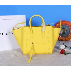 Sacs Celine Boston en cuir de vachette jaune Sacs Celine Boston en cuir de vachette jaune