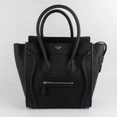 Sac cabas moyen Céline noir néon