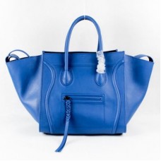Sacs en cuir bleu ciel Celine Boston