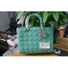 Réplique de sac à main Dior Lady Default vert