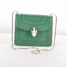 Sac bandoulière Bvlgari Serpenti Original en cuir vert 604 Sac bandoulière Bvlgari Serpenti Original en cuir vert 604