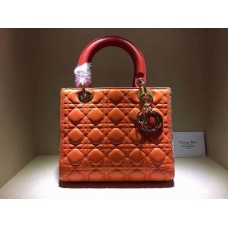 Réplique de sac cabas Dior Lady Default orange