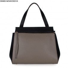Sac Celine EDGE en cuir de veau kaki/noir 26938