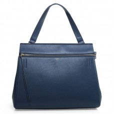 Sac Celine EDGE Original en cuir bleu foncé 3405