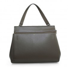 Sac en cuir original Céline EDGE kaki 3405