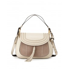 Sac bandoulière Chloe Hudson à double compartiment et empiècements en python