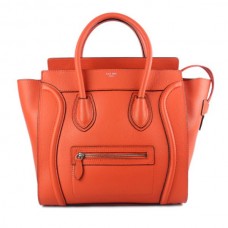 Sac cabas Celine grand format orange fluo