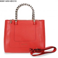 Sac à main Bvlgari Serpenti Ferrari en cuir rouge pastèque 80381 Sac à main Bvlgari Serpenti Ferrari en cuir rouge pastèque 80381