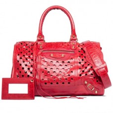 Balenciaga Maxi Twiggy M à pois rouges Balenciaga Maxi Twiggy M à pois rouges