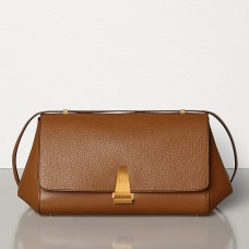 Sac Bottega Veneta petit BV Angle en Palmellato marron