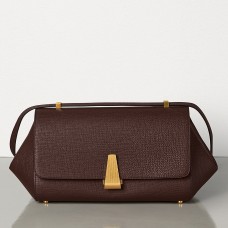 Sac Bottega Veneta petit BV Angle couleur bordeaux Palmellato