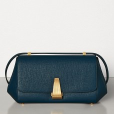 Sac Bottega Veneta petit BV Angle en Palmellato bleu profond
