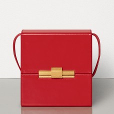 Sac Bottega Veneta Daisy en veau français rouge
