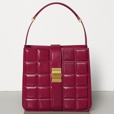 Bottega Veneta Sac Marie Rembourré En Veau Papier Amaranto