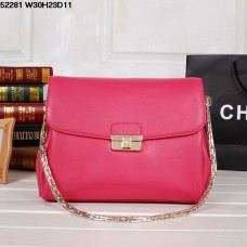 Sac Dior Diorling en cuir de veau pêche (fermoir doré) 52281
