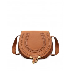 Sac bandoulière Chloé Marcie petit modèle beige