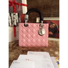 Réplique de sac à main Dior Lady Totes en cuir rose