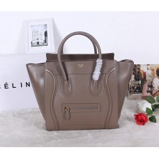 Sac cabas Celine grand format gris foncé